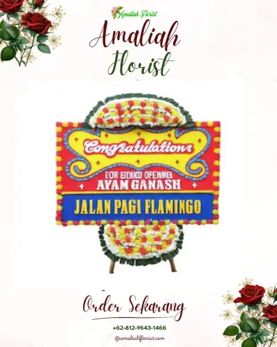 Bunga Papan Congratulation di Waluran